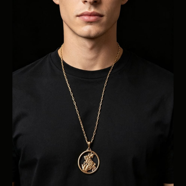 CORRENTE MASCULINA MOEDA ANTIGA – 1,5 MILÍMETRO