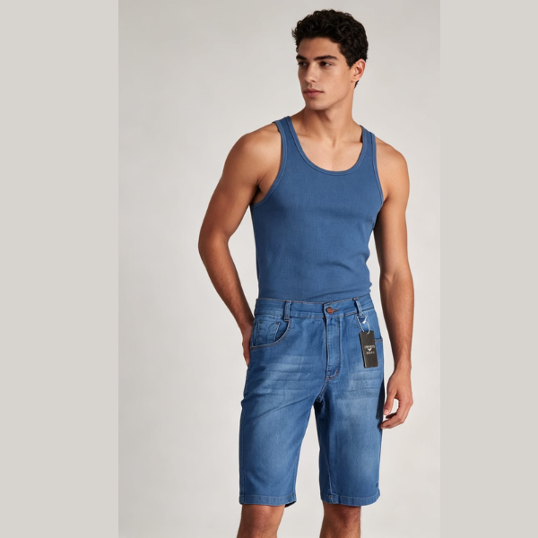 Short Jeans de Marca Emporio Armani – Premium Brazilian Denim Style
