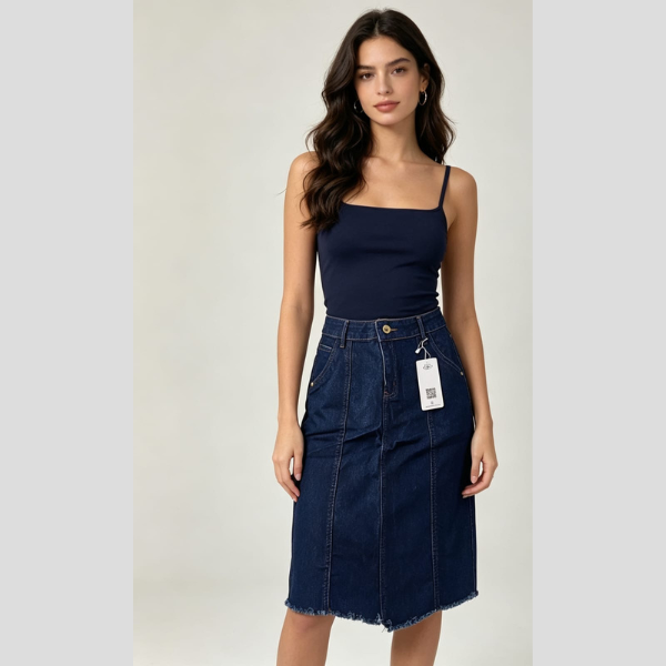 Saia Jeans Miss Beell – Stylish Denim Skirt for Modern Women