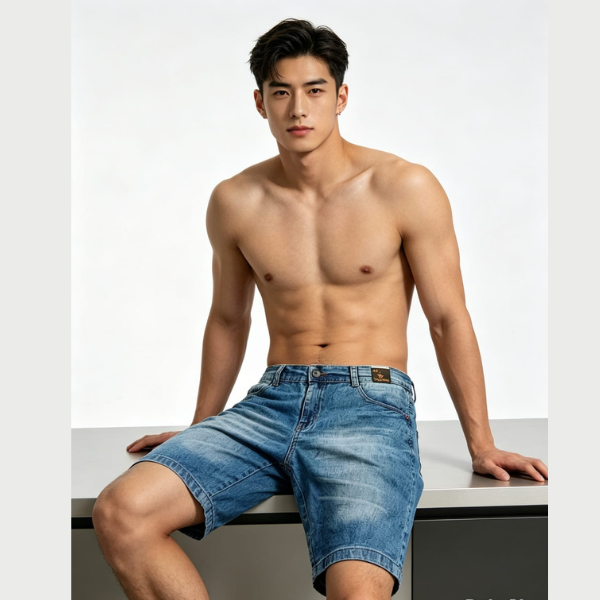 Short Jeans Masculino – Modern Men's Denim Shorts for Everyday Style