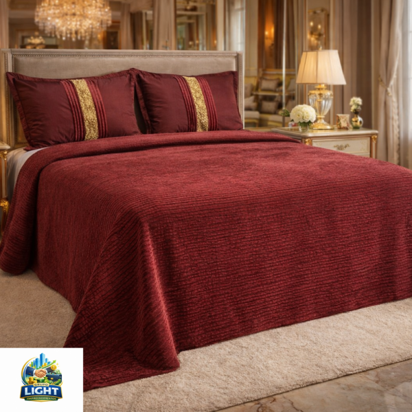 Colcha Queen Canelado: Estilo e Conforto para Seu Quarto Moderno