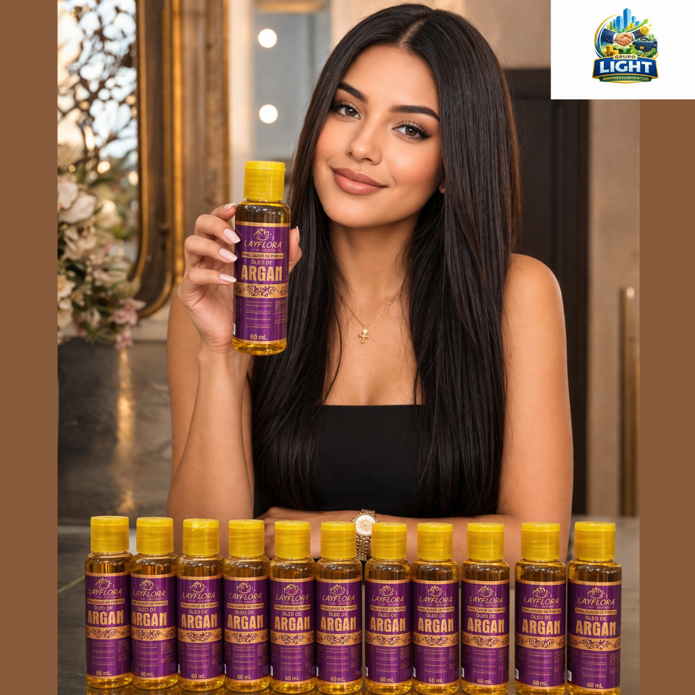 Reparador de Pontas Argan 60ml: Brilho e Proteção Para Seu Cabelo