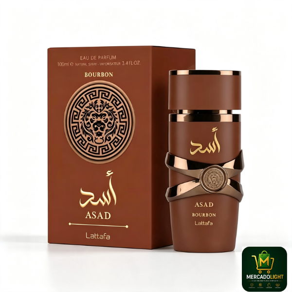 Perfume Lattafa Asad Bourbon Eau de Parfum Unissex 100ml
