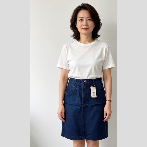 Saia Jeans Miss Beell – Modern Denim Skirt for Stylish Women in Brazil