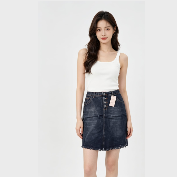 Saia Jeans Miss Beell – Modern Denim Skirt for Stylish Outfits BR