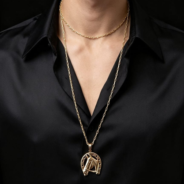 CORRENTE MASCULINA MOEDA ANTIGA – 1,5 MILÍMETRO