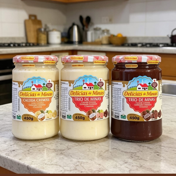 Doce cremoso de minas  de goiabada