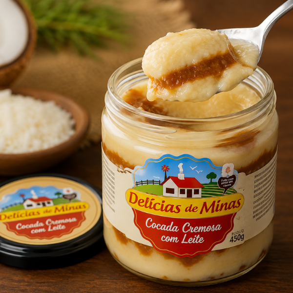 Doce cremoso de minas