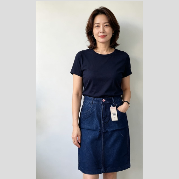Saia Jeans Miss Beell – Modern Denim Skirt for Stylish Women in Brazil