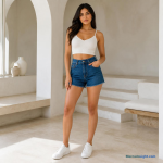 short jeans feminino marca variadas