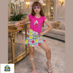 Conjunto Lara Flor Infantil