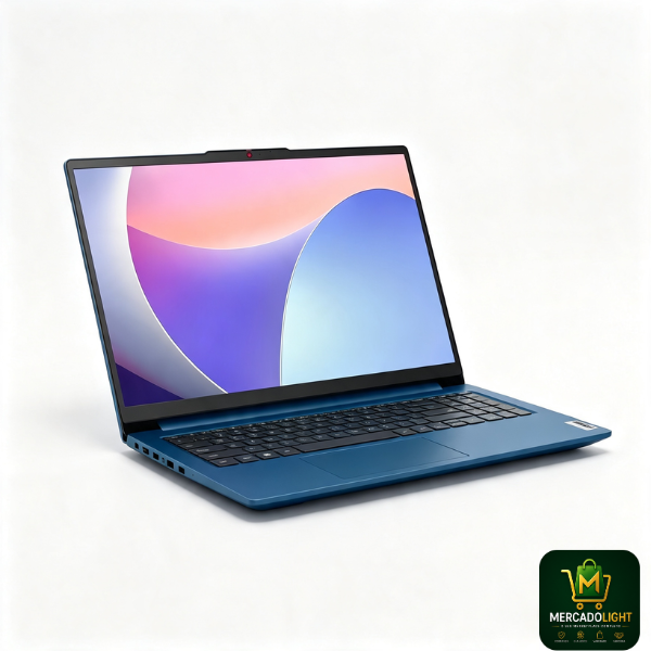 Notebook Lenovo IdeaPad 1 AMD Ryzen 5-7520U 8GB RAM 256GB SSD Tela 15.6" Full HD Windows 11 Inglês Azul -