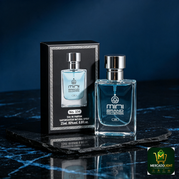 Perfume Mini Brand Collection No.334 Versace Pour Homme Eau de Parfum Masculino 25ml