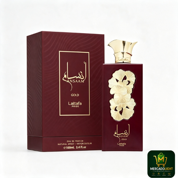 Perfume Lattafa Ansaam Gold Eau de Parfum Feminino 100ml