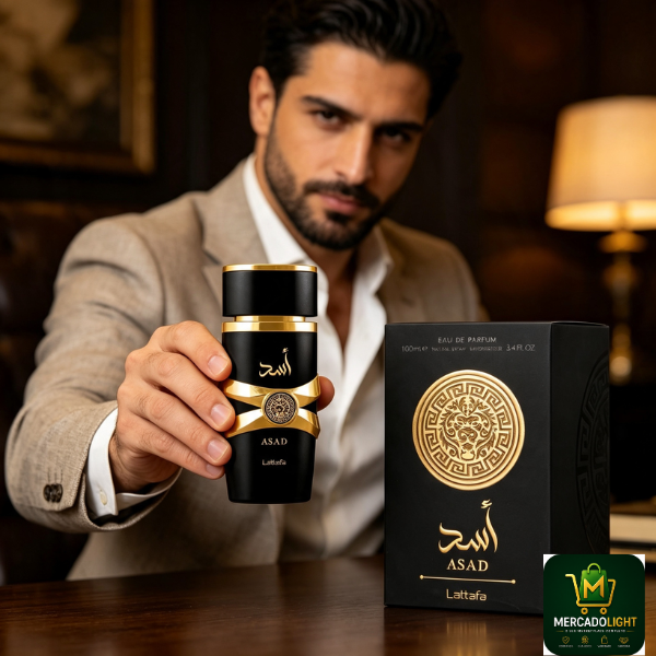 Perfume Lattafa Asad Eau de Parfum Masculino 100ml