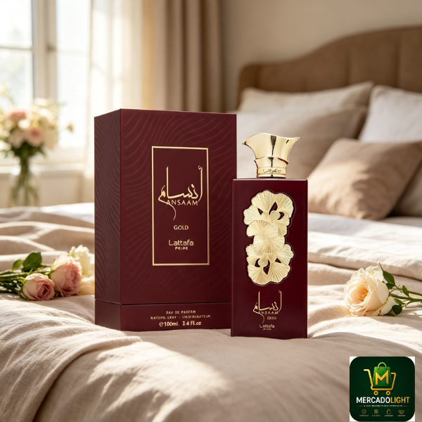 Perfume Lattafa Ansaam Gold Eau de Parfum Feminino 100ml