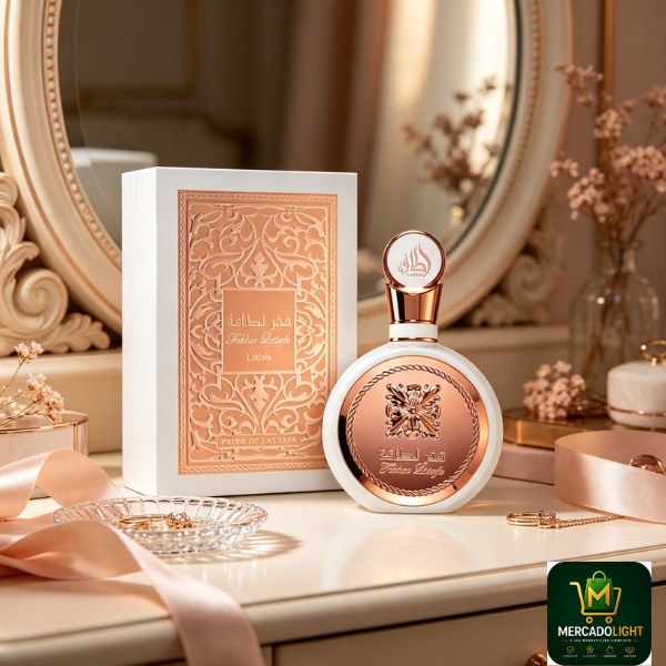 Perfume Lattafa Fakhar Rose Eau de Parfum Feminino 100ml