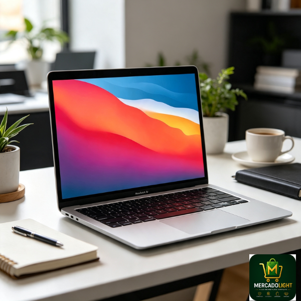Apple Macbook Air 2020 MGN93LL/A 13.3" Chip M1 256GB SSD 8GB RAM - Prata (Ativo Maio/2026)