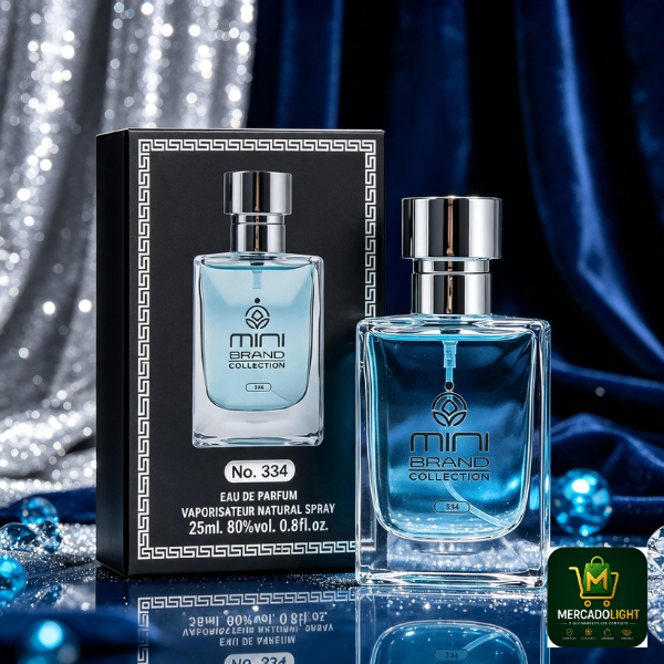 Perfume Mini Brand Collection No.334 Versace Pour Homme Eau de Parfum Masculino 25ml