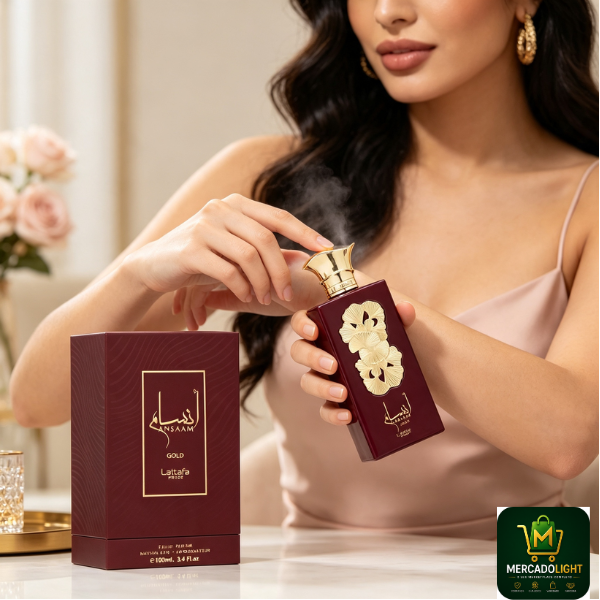 Perfume Lattafa Ansaam Gold Eau de Parfum Feminino 100ml